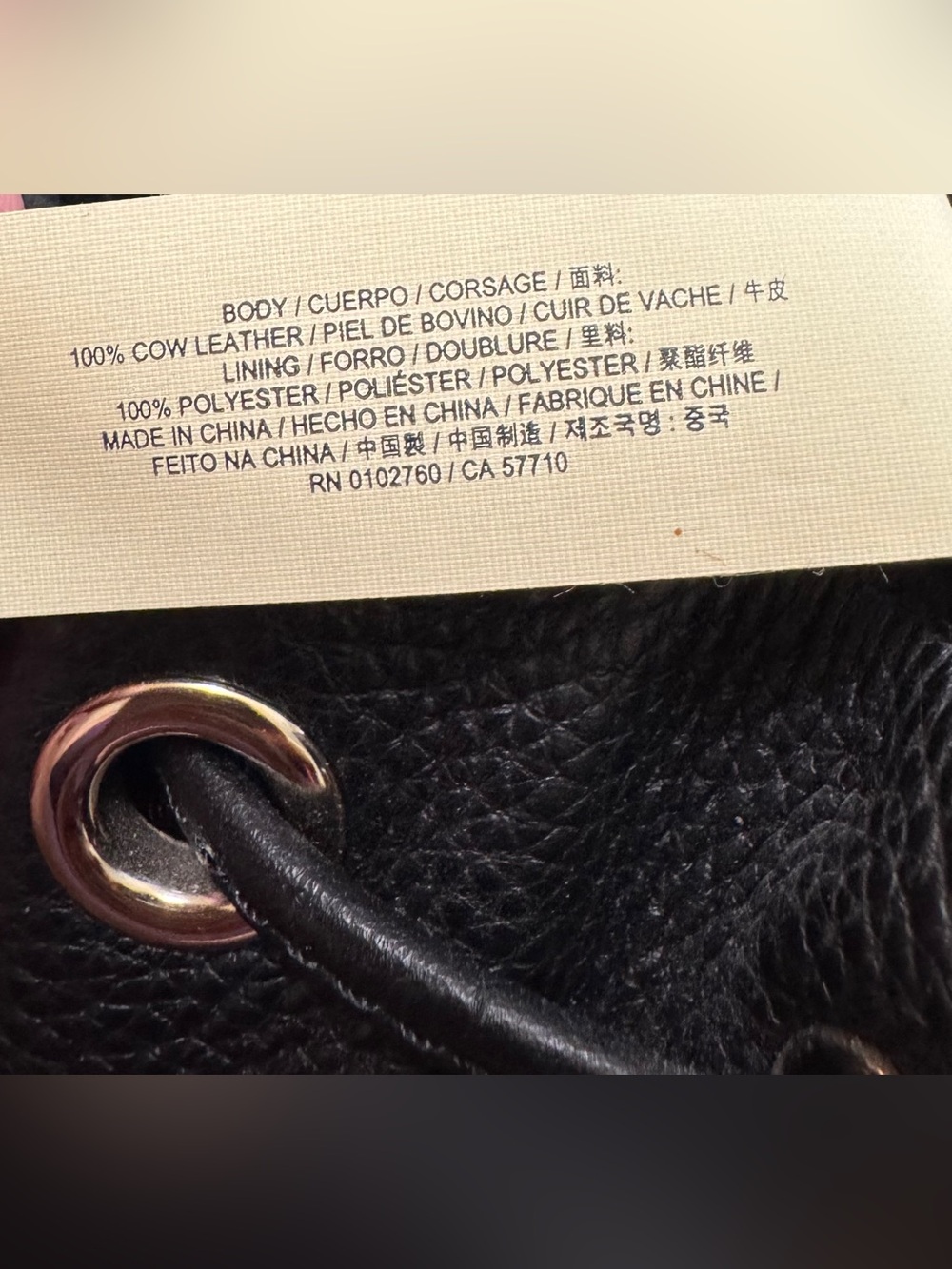 Kate Spade Leila Medium Flap Black Pebbled Leather Backpack - Picture 16 of 16